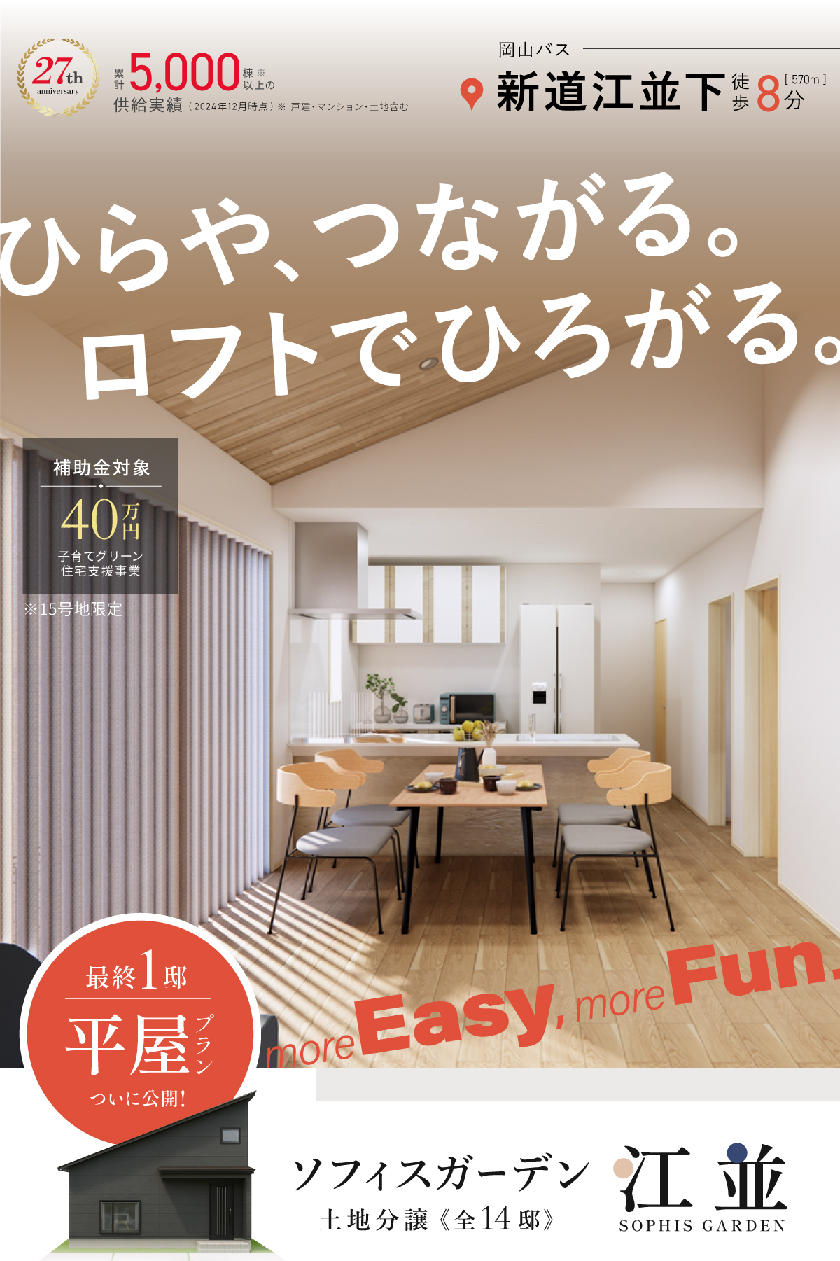 子どもがすくすく育つ、見守りの家/ソフィスガーデン江並/一戸建て/ZEH水準/断熱性能5